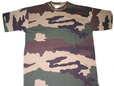 Tee shirt coton camouflage centre europe