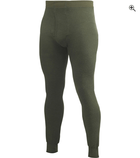 Long Johns with fly 200 Collant avec braguette VERT