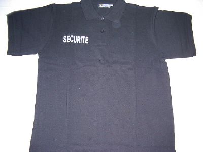 Polo sécurité noir