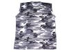 Tee shirt coton camouflage urbain sans manche