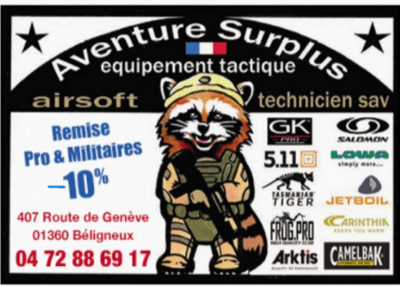 Aventure Surplus - Surplus Militaire et Magasin Airsoft 