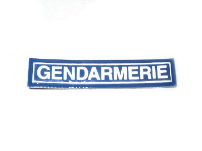 Barrette retroréfléchissante GENDARMERIE