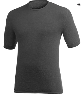 Tee 200 GRIS col rond manches courtes